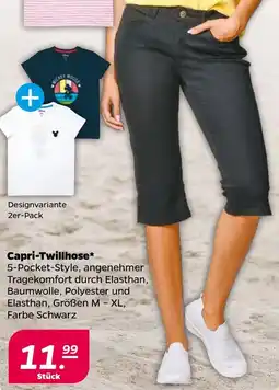 NETTO Capri-Twillhose Angebot