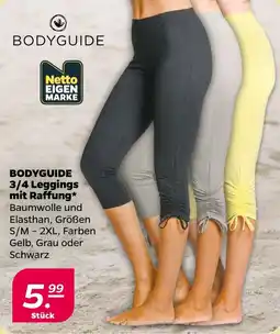NETTO BODYGUIDE 3/4 Leggings mit Raffung Angebot