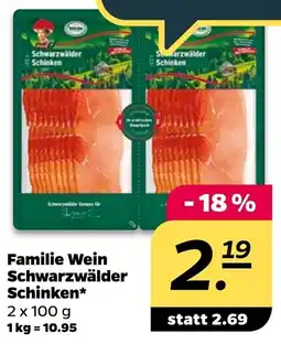 NETTO Familie Wein Schwarzwälder Schinken Angebot