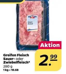 NETTO Greifen Fleisch Sauer- oder Zwiebelfleisch Angebot