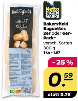 NETTO Bakersfield Baguettes 2er oder 6er- Pack Angebot