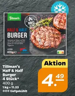 NETTO Tillman's Half & Half Burger 4 Stück Angebot