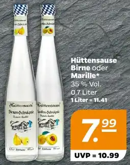 NETTO Hüttensause Birne oder Marille Angebot
