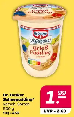 NETTO Dr. Oetker Sahnepudding Angebot