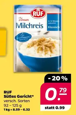 NETTO RUF Süßes Gericht Angebot