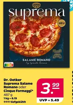 NETTO Dr. Oetker Suprema Salame Romano oder Cinque Formaggi Angebot