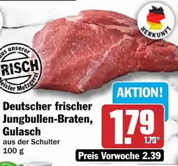 HIT Deutscher frischer Jungbullen-Braten, Gulasch Angebot