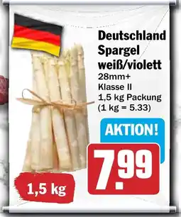 HIT Deutschland Spargel weiß/violett Angebot