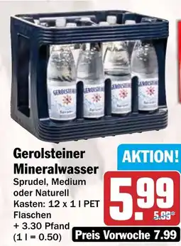 HIT Gerolsteiner Mineralwasser Angebot