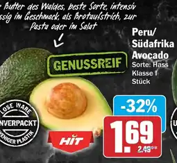 HIT Peru/ Südafrika Avocado Angebot