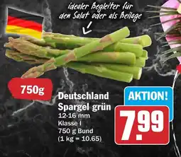 HIT Deutschland Spargel grün Angebot