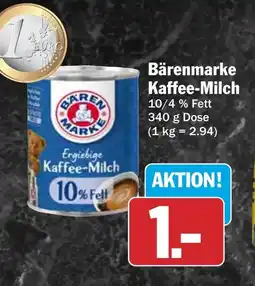 HIT Bärenmarke Kaffee-Milch Angebot