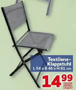 CENTERSHOP Textilene Klappstuhl Angebot