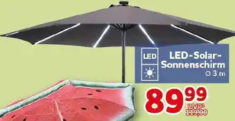 CENTERSHOP LED-Solar Sonnenschirm Angebot