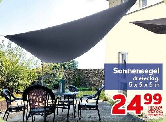 Sonnensegel Angebot bei CENTERSHOP