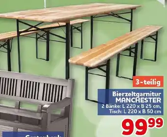 CENTERSHOP Bierzeltgarnitur MANCHESTER Angebot
