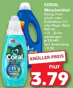Kaufland CORAL Waschmittel Angebot