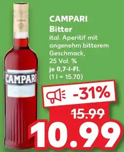 Kaufland CAMPARI Bitter Angebot