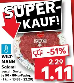 Kaufland WILTMANN Salami Angebot