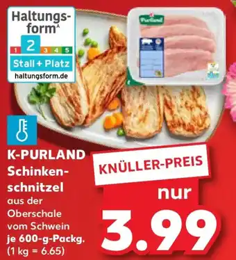 Kaufland K-PURLAND Schinkenschnitzel Angebot
