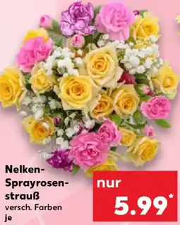 Kaufland Nelken- Sprayrosenstrauß Angebot