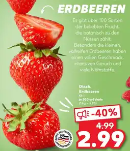 Kaufland Dtsch. Erdbeeren Angebot
