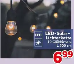 CENTERSHOP LED-Solar Lichterkette Angebot