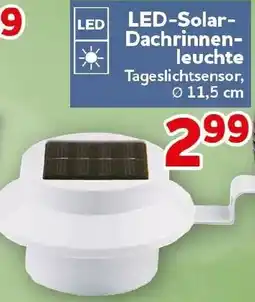CENTERSHOP LED-Solar Dachrinnenleuchte Angebot