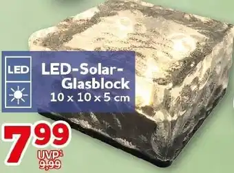 CENTERSHOP LED-Solar Glasblock Angebot