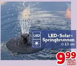 CENTERSHOP LED-Solar Springbrunnen Angebot