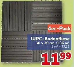 CENTERSHOP WPC-Bodenfliese Angebot