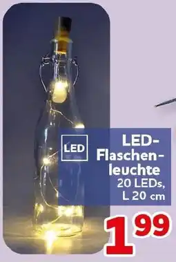 CENTERSHOP LED Flaschenleuchte Angebot