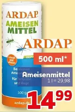 CENTERSHOP ARDAP Ameisenmittel Angebot