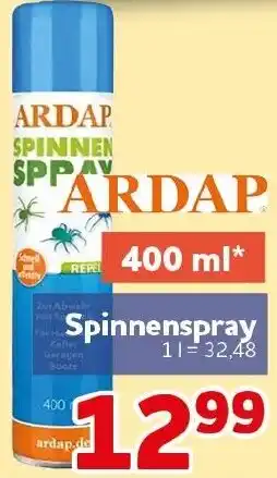 CENTERSHOP ARDAP Spinnenspray Angebot
