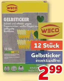 CENTERSHOP WECO Gelbsticker Angebot
