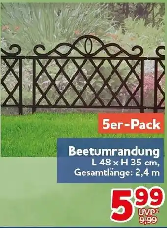 CENTERSHOP Beetumrandung Angebot