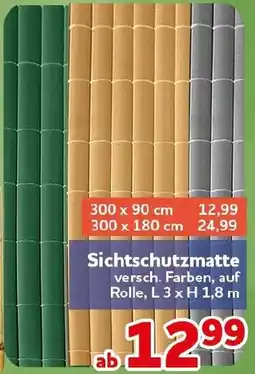 CENTERSHOP Sichtschutzmatte Angebot