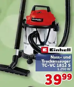 CENTERSHOP Einhell Nass- und Trockensauger TC-VC 1812 S Angebot