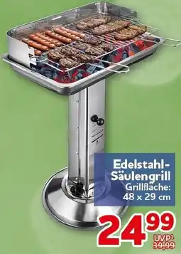 CENTERSHOP Edelstahl Säulengrill Angebot