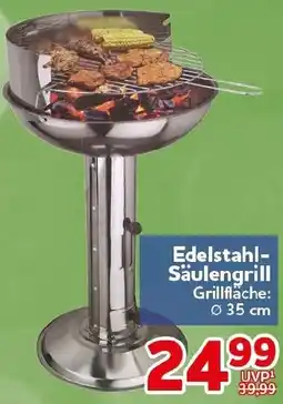 CENTERSHOP Edelstahl Säulengrill Angebot