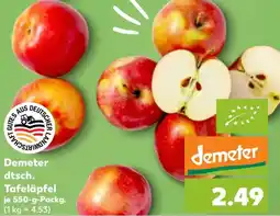 Kaufland Demeter dtsch. Tafeläpfel Angebot