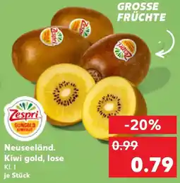Kaufland Zespri Neuseeländ. Kiwi gold, lose Angebot