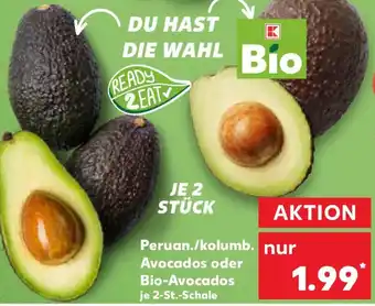 Kaufland Peruan./kolumb. Avocados oder Bio-Avocados Angebot