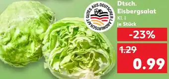 Kaufland Dtsch. Eisbergsalat Angebot