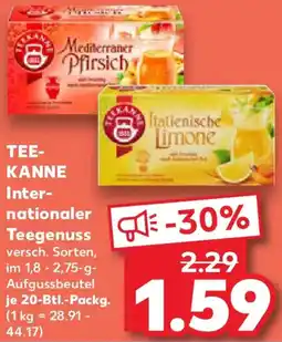 Kaufland TEEKANNE Internationaler Teegenuss Angebot