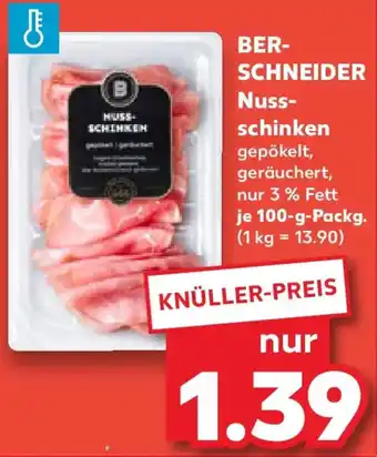 Kaufland BERSCHNEIDER Nussschinken Angebot