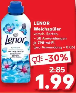 Kaufland LENOR Weichspüler Angebot