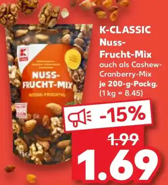 Kaufland K-CLASSIC Nuss Frucht-Mix Angebot