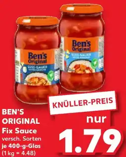 Kaufland BEN'S ORIGINAL Fix Sauce Angebot