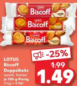 Kaufland LOTUS Biscoff Doppelkeks Angebot